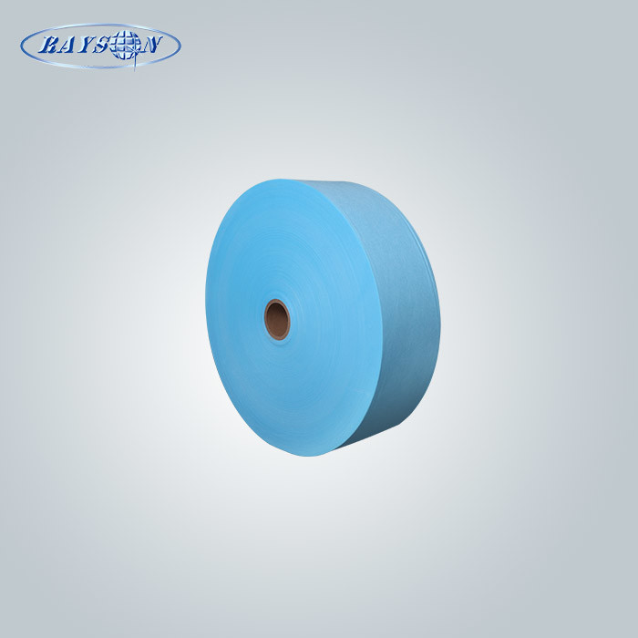 не токсическая ткань 100% PP Nonwoven для первого слоя или третьего слоя