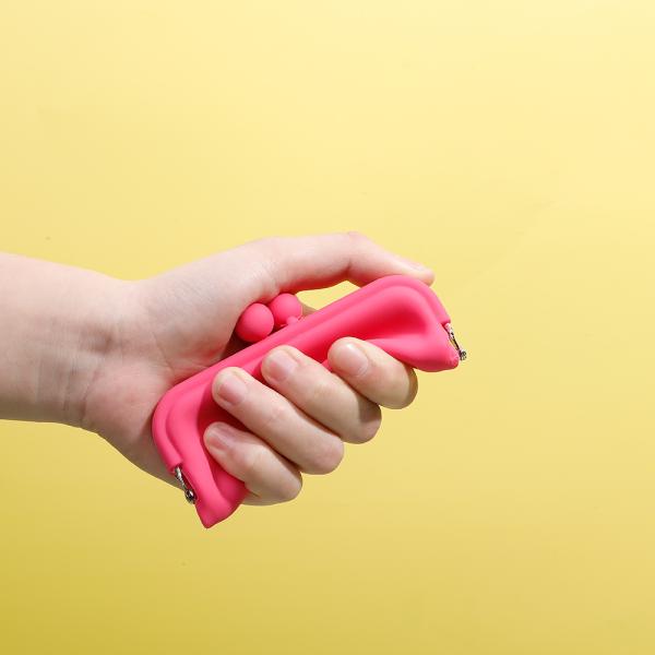 Portable Cute Mini Small Bag Keychain Earphone Lipstick Storage Wallet Silicone Coin Purse