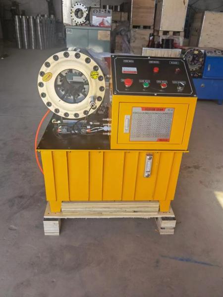 220v-415v Yellow 6-51mm BIG POWERFUL HOSE CRIMPING MACHINE Hydraulic Hose Crimping Machine