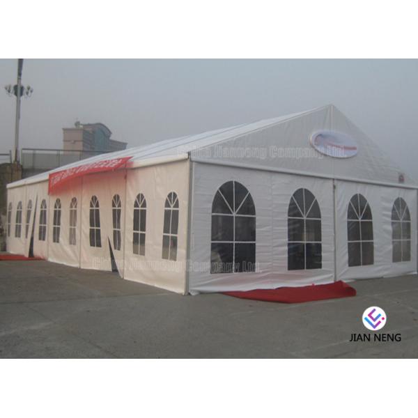 White Roof Cover Outside Event Tents For Golf Villas Sales Conference