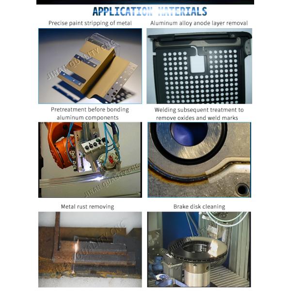 100w /200w Fiber Laser Cleaning Machines , Laser Rust Removal Machine