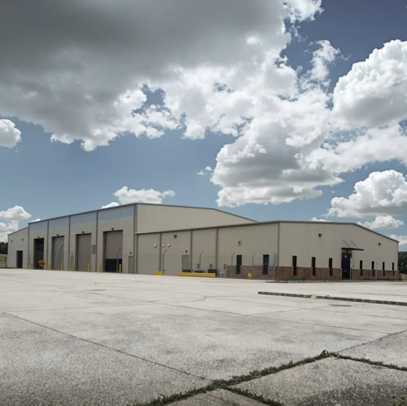 Custom Prefab Steel Structure Building Metal Frame Warehouse Long Lasting Easy Install