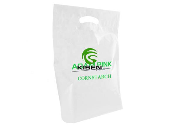 Low Density PE Plastic Bag Heat Seal For Shopping Carry / Packaging Plain Die Cut