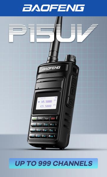 Baofeng P15UV UHF VHF Two Way Radio with Scramble Function