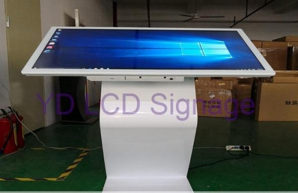OEM Floor Standing LCD Touch Screen Kiosk Android X86 Operating System For Mall