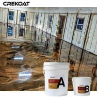Propriedades resistentes ao calor Revestimento de piso metálico epoxi Superfície antimicrobiana