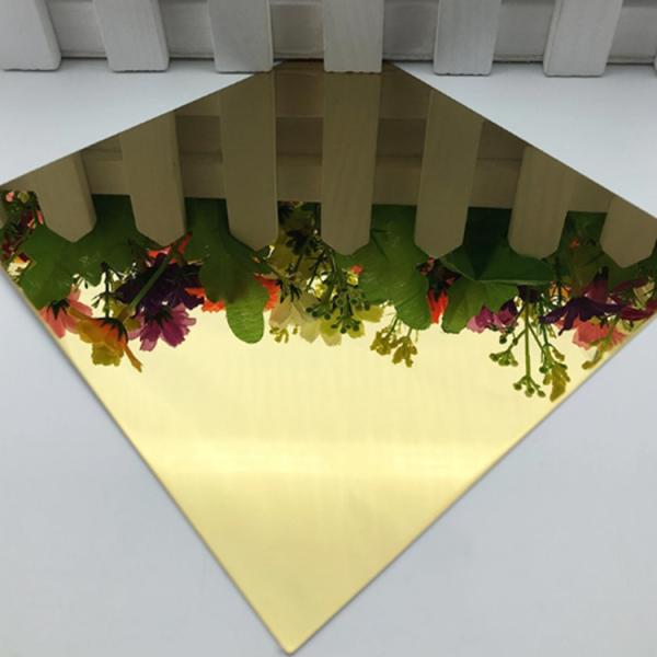 плита RoHS украшения 316l SS листа нержавеющей стали финиша зеркала 8K