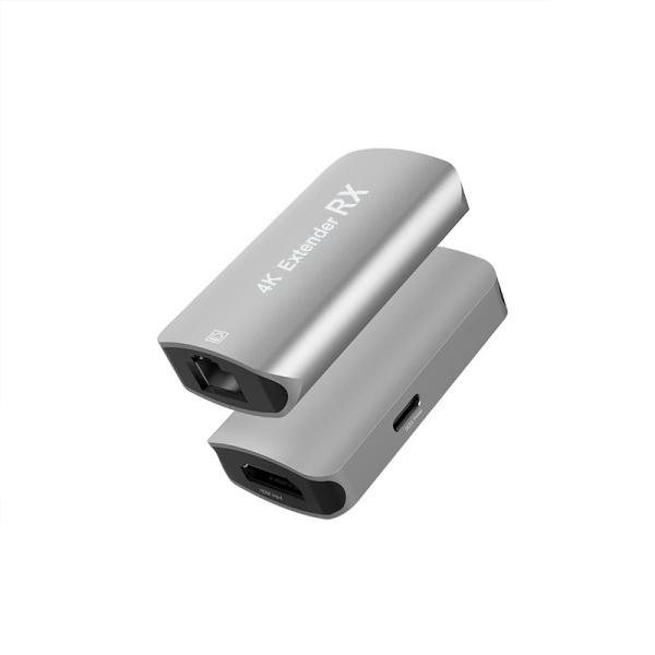 Extendor vidéo filaire 4K pour la transmission de signaux vidéo USB C jusqu'à 60 mètres