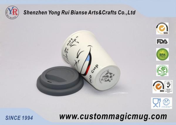 Unique Eco-friendly Custom Design Starbucks Ceramic Mug with Lid