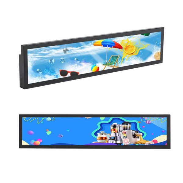 CH Ultra-Wide Stretch LCD Display Price Tag Internet Advertising Lcd Screens Display Racks