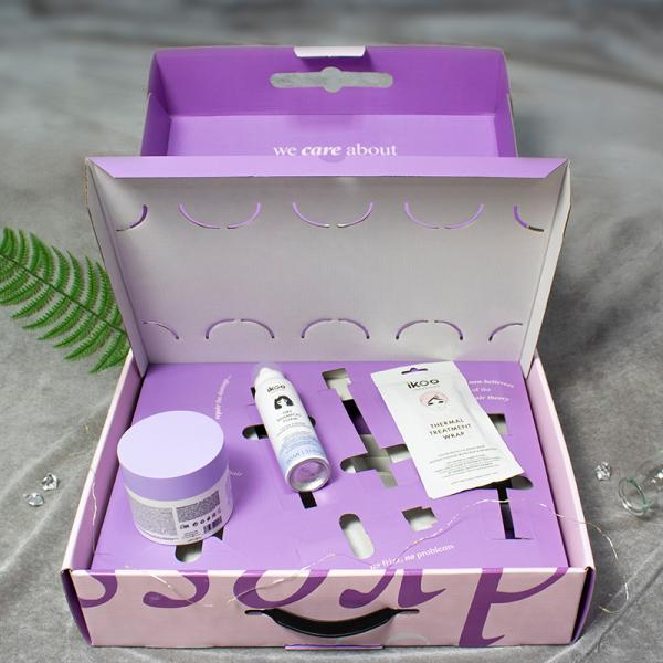 Luxury ECO Friendly Paperboard Box Packaging For Beauty Skincare Container