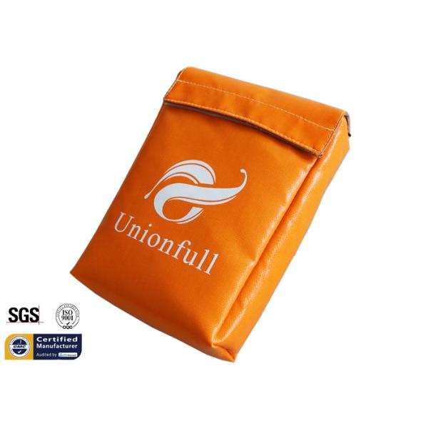 Orange Fireproof Document Bag 7