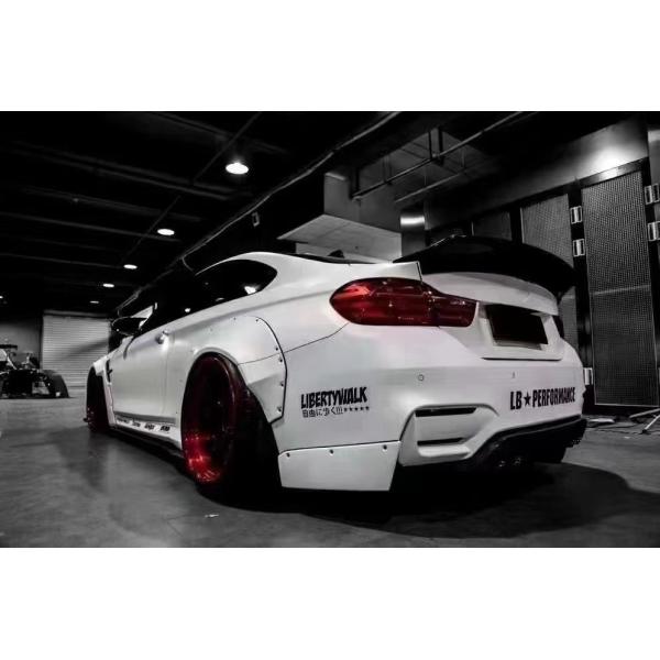 LB Wide-body Kit for BMW M4 F82 Wide-body Kit M4 F82 Upgraded LB Style Front Lip Diffuser Spoiler Carbon Fiber Body Kit