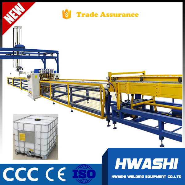 Fio tubular automático Mesh Welding Machine do recipiente de Hwashi IBC