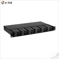 1U 12 Slots Mini Fiber Media Converter Rack