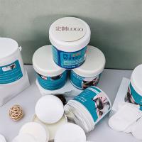 Lingettes pour les yeux de chien en non-tissé spunlace, lingettes nettoyantes pour animaux de compagnie pour les taches d'oreilles