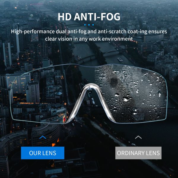 Custom Dust Clear Dark Lens Shield Trendy Ansi Z87 Unisex Impact Resistant Designer Polycarbonate Working Safety Glasses