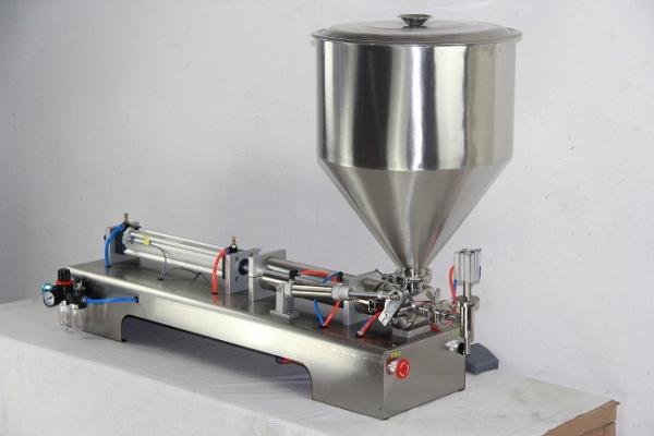 Semi Automatic Pneumatic Packaging Machine Filled With Honey Peanut Butter Ketchup Soy Sauce Jam Bottle