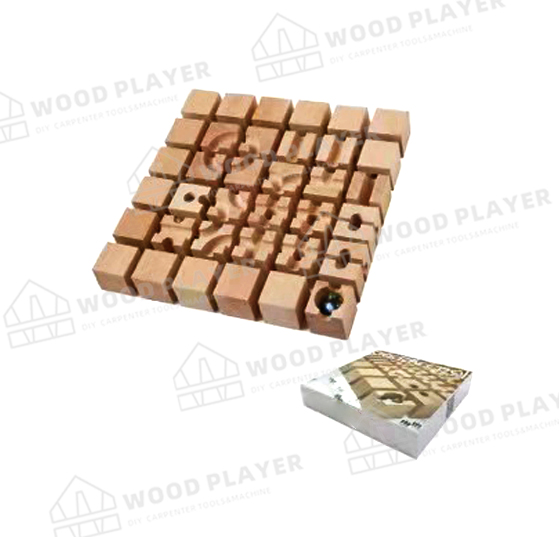 La boule de base de la combinaison 36PCS bloc constitutif les blocs constitutifs de voie de marbre en bois