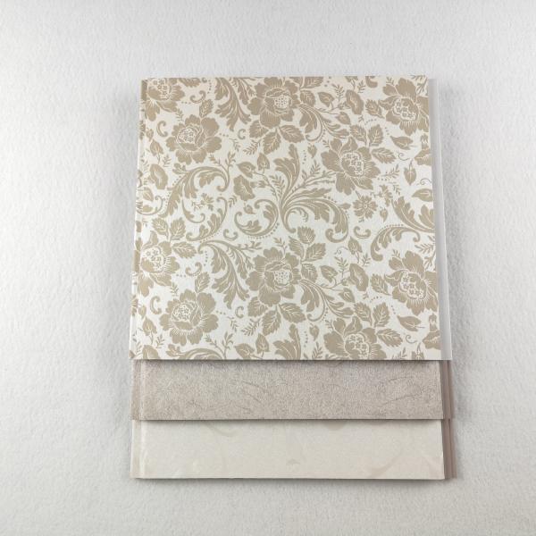 Painéis de parede plásticos laminados de madeira do banheiro para projetos