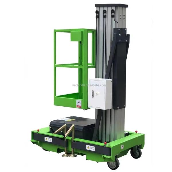 Plataforma de trabalho aéreo portátil de 286 lbs 19.7ft Elevador Hidráulico Alumínio Eletrônico para venda