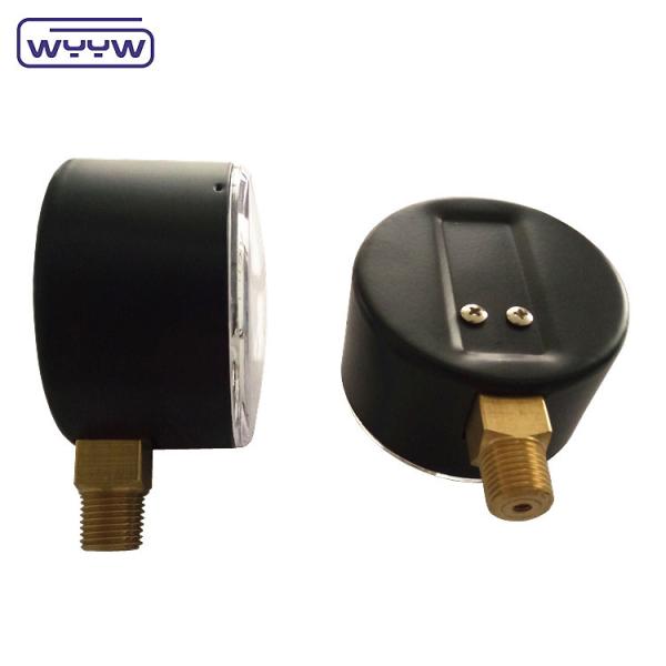 Bellows Type Capsule Pressure Gauge 63mm InH2O Manometer 100 Mbar