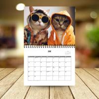 Customizable Personalized Calendar Printing with Monthly View and US Holidays