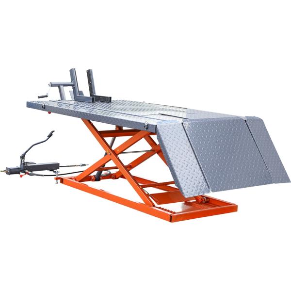 Capa neumática del polvo 1500lbs hidráulica y tabla de la motocicleta de la bomba de aire