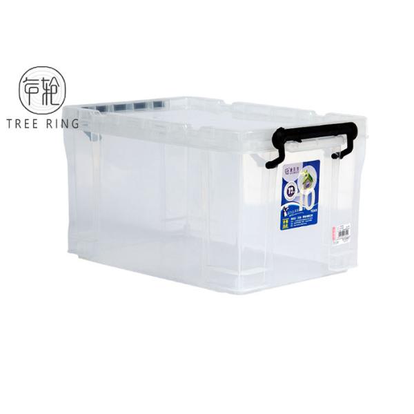 Lightweight Collapsible Plastic Crate Stackable 700 * 480 * 380mm 100 Litre