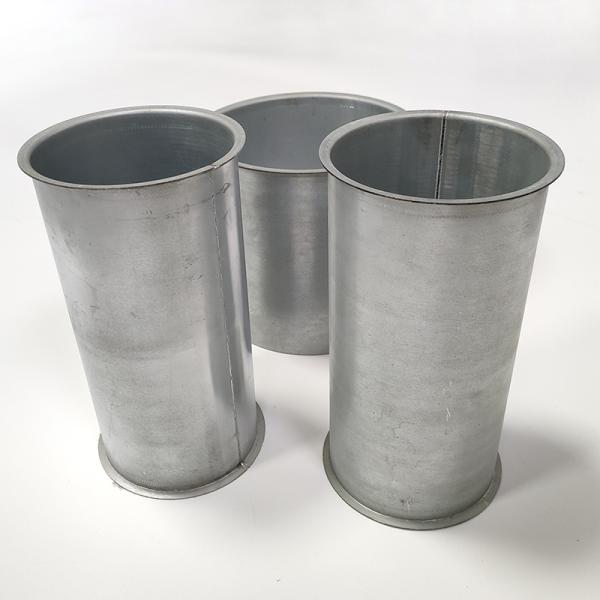 Galvanized Plate Dust Extraction Pipe Dust Collection Process Ventilation Flanged Ducting