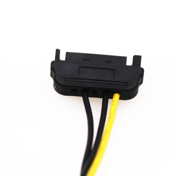 6Pin to 2 ST Cable Male to Female Hard Drive Power Cable  Video Card Power Adapter Cable for Connectors
