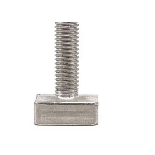 High Quality Aluminum 6061 7075 stainless steel 304  Bolt  Square Hammer Head T Bolt Metal Bolt