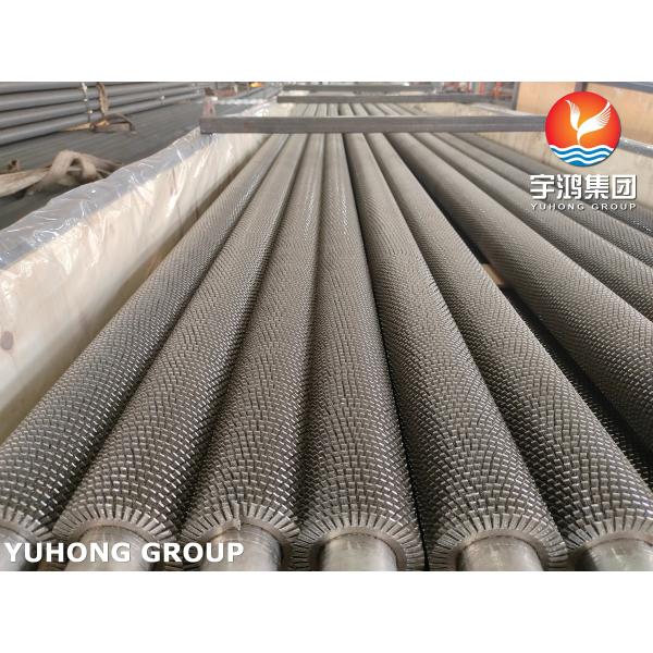 ASME SA192 Seamless Carbon Steel HFW Serrated Fin Tube For Heat Exchanger
