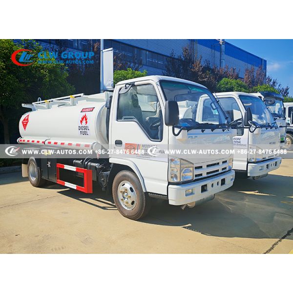 ISUZU 100P RHD 4x2 5,000L Fuel Tanker Truck with 120HP Engine and Anti-Corrosion Tank for Mobile Refueling