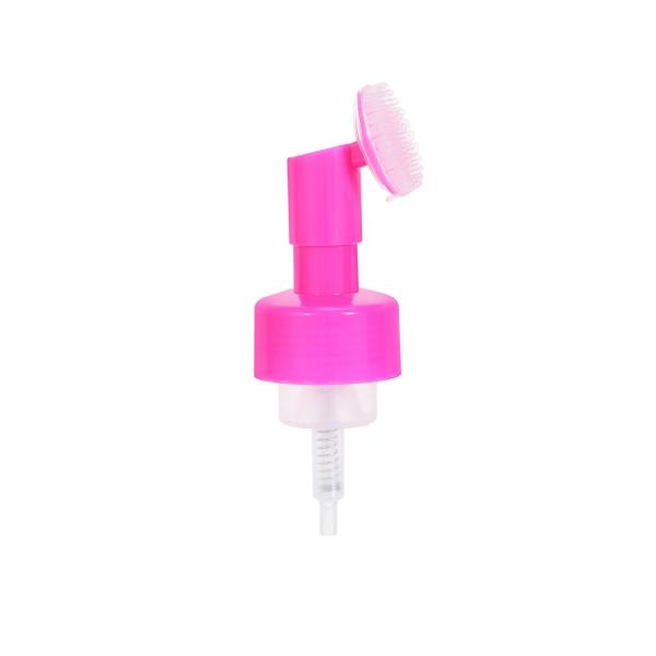 Bomba de espuma de escova de silicone de plástico 42/410 43/410 Dispensador de sabão de limpeza facial