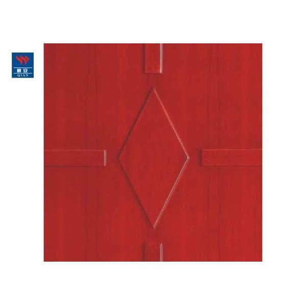 Interior Fireproof Solid Wood Door Single carved Fire Rated Wood Door Fire Door