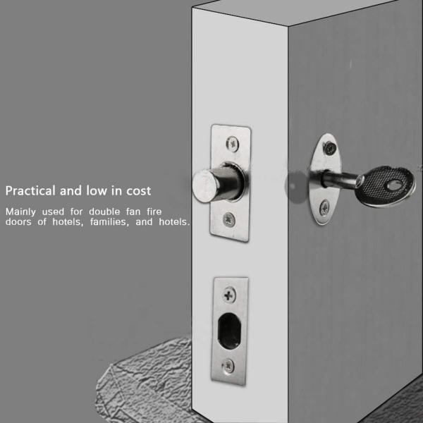 Stainless Steel Tube Lock / Stainless Steel Invisible Latches Bolts Security Door Bolts