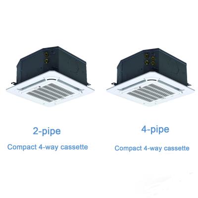 Four Way Chiller Fan Coil Chilled Water 220V 4 Pipe Cassette Fan Coil