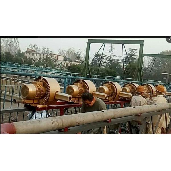 7.5Hp 5.5KW Ring Compressor Blower , High Pressure Blower Energy Saving Motor