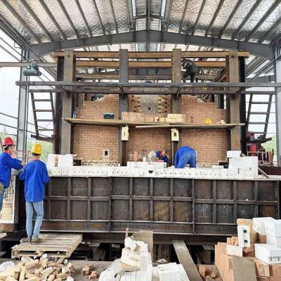 Construcción de hornos en sitio Instalación Soluciones de ingeniería de plantas