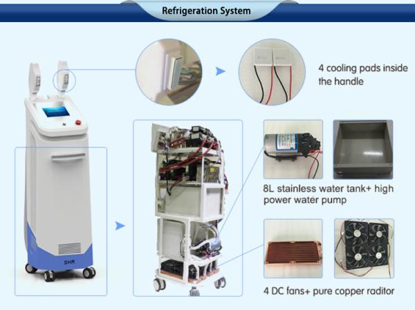 OPT Super Hair Removal IPL System FSR FHR SHR / fast hair removal machine / skin rejuvenation