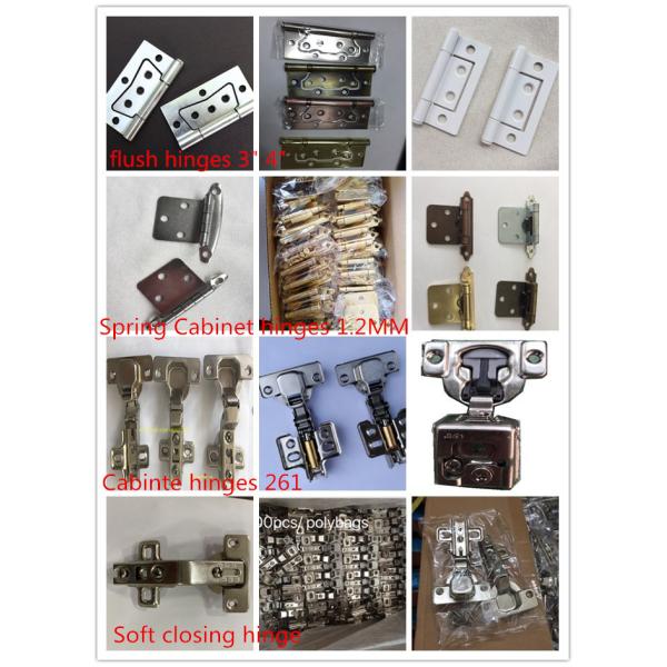 Стальной никель покрыл 261 тип кухня полный шкаф Inset прикрепляет на петлях отверстие 60G 2