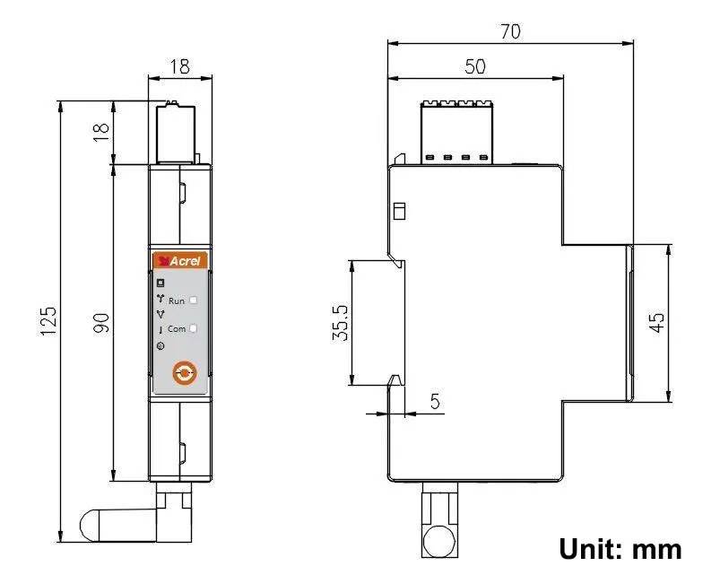 ADL200W-CT Wireless Dual-channel Single-phase Energy Meter