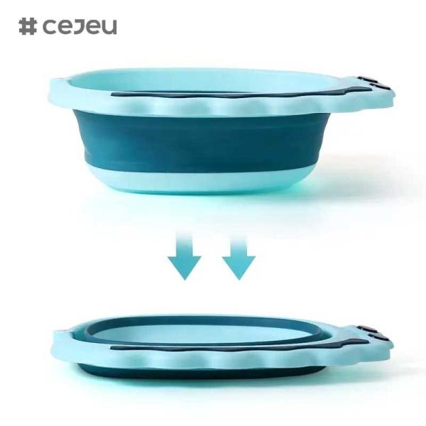 CJ-LBN5131A Lavadoras de venta caliente Pequeños Niños Conjunto de pies plegables Niños Lavado de baño Cuencas para niños pequeños