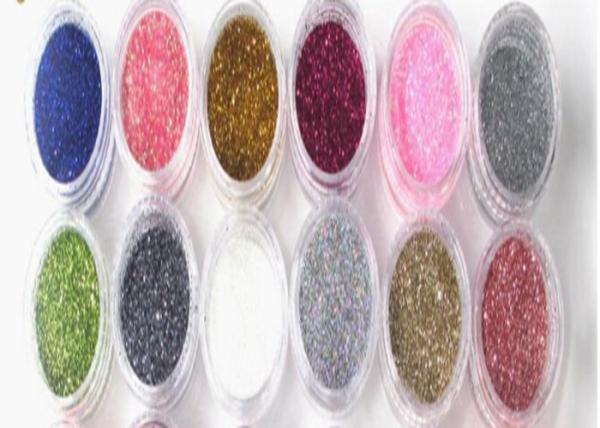 Environmental Friendly Metallic Glitter Powder , Gifts Fine Glitter Powder