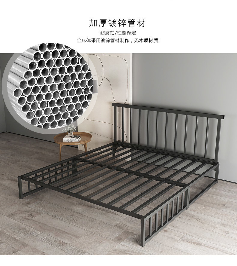 Antique Metal Folding Sofa Beds with Mattress Folding Modern Single Beds Mechanism
