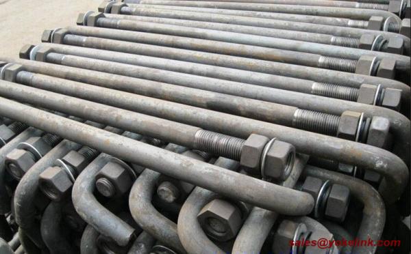 ASTM F1554 Grade 36 Hot Dip Galvanized L Anchor Bolt L Hook Anchor Bolts