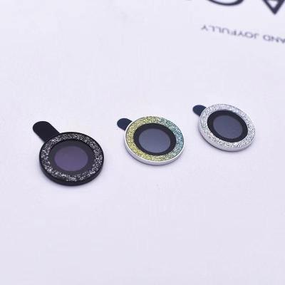 Glitter Phone Camera Lens Protector Ip12 Pro Max Tempered Glasses