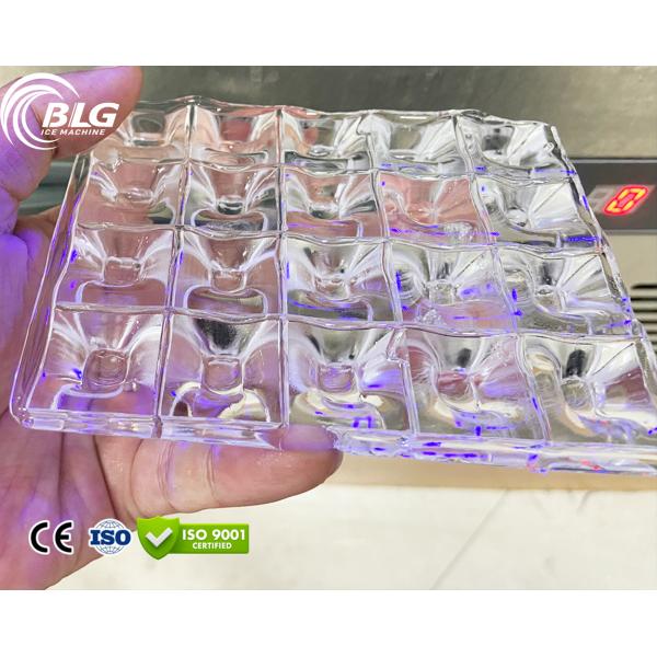 BLG High Quality Commercial Impact Cube Ice Maker 40 Kg/24h Production Capacity Fast Efficient Auto-Clean with Blue UV Light