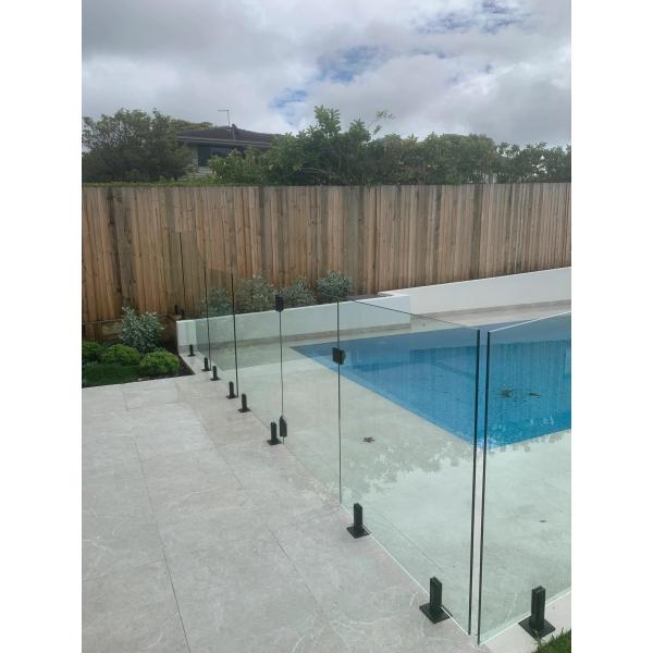 Tempered Glass Laminated Glass Railing Swimming Pool Fence
